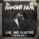 Live And Electric on Diamond Head bändin vinyyli LP-levy.