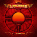 Sundown on Lonerider bändin vinyyli LP-levy.
