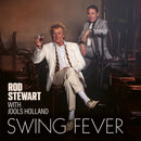 Swing Fever on Rod Stewart with Jools Holland artistien vinyyli LP-levy.