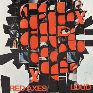Loud on Red Axes bändin vinyyli LP-levy.
