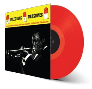 Milestones on Miles Davis artistin vinyyli LP-levy.