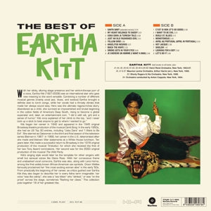 Best Of on Eartha Kitt artistin vinyyli LP-levy.