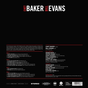 Complete Recordings on Chet Baker & Bill Evans artistien vinyyli LP-levy.