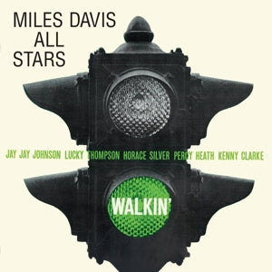 Walkin' on Miles Davis -All Stars- bändin vinyyli LP-levy.