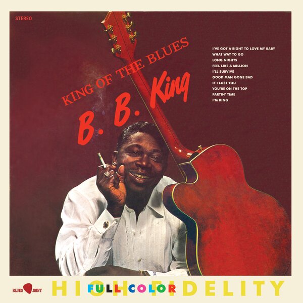 King Of The Blues B. B. King artistin vinyyli LP-levy.