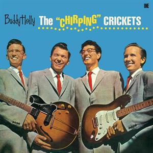 The "Chirping" Crickets on Buddy Holly artistin vinyyli LP-levy.