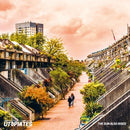 Sun Also Rises on The Utopiates bändin vinyyli LP-levy.