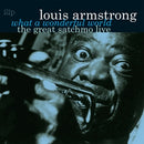 Great Satchmo Live/What A Wonderful World on Louis Armstrong artistin vinyyli LPlevy.