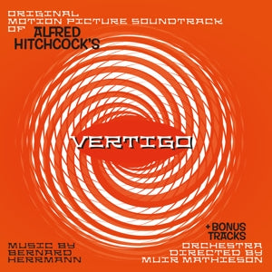 Vertigo on Bernard Herrmann/OST vinyyli LP-levy.