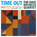 Time Out on Dave Brubeck Quartet bändin vinyyli LP-levy.