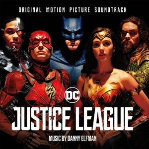 Justice League on Soundtrack vinyyli LP-levy.