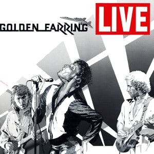 Live on Golden Earring -bändin vinyyli LP-levy.