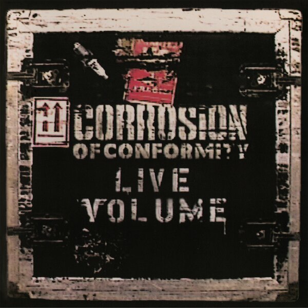 Live Volume on Corrosion Of Conformity bändin vinyyli LP-levy.