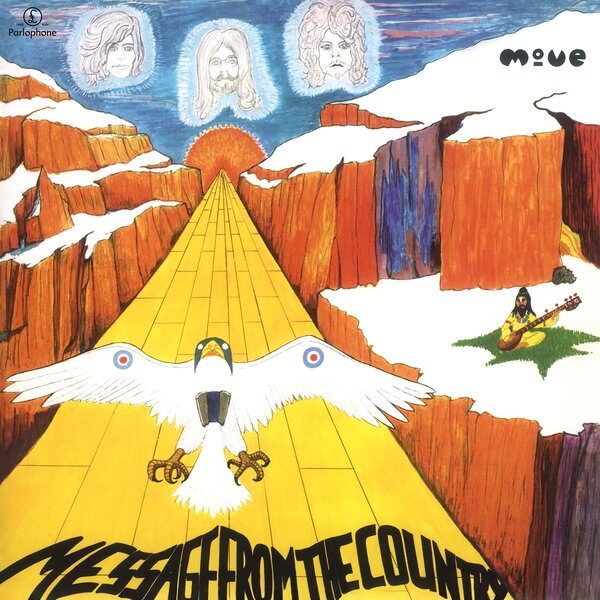 Message From The Country on The Move bändin vinyyli LP-levy.