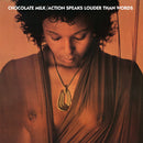Action Speaks Louder Than Words on Chocolate Milk bändin vinyyli LP-levy.