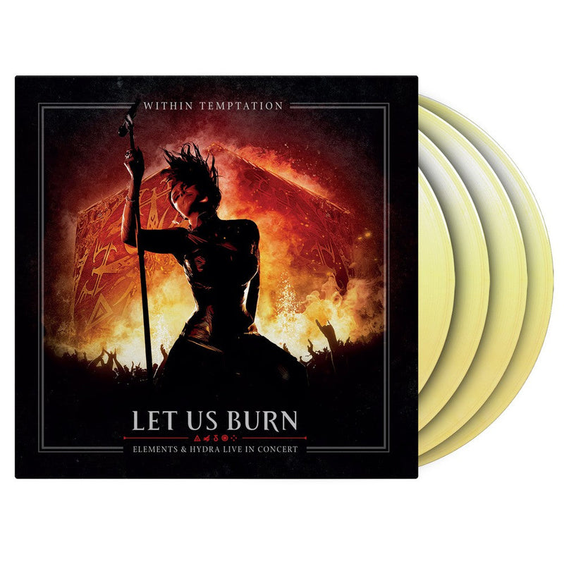 Let Us Burn: Elements & Hydra Live In Concert on Within Temptation bändin vinyyli LP-levy.