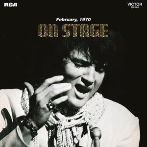 On Stage on Elvis Presley artistin vinyyli LP-levy.