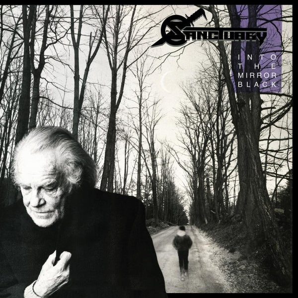Into The Mirror Black on Sanctuary bändin vinyyli LP.