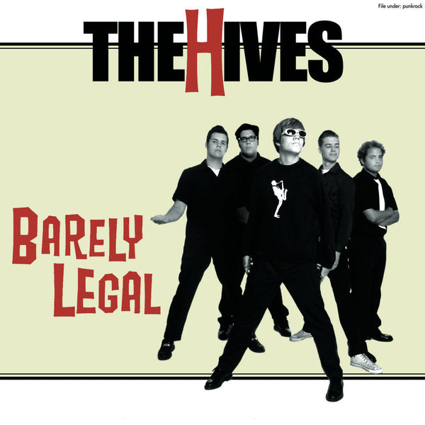 Barely Legal on The Hives bändin vinyyli LP-levy.