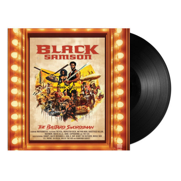 Black Samson, the Bastard Swordsman on Wu-Tang Clan & DJ Mathematics bändin vinyyli LP-levy.