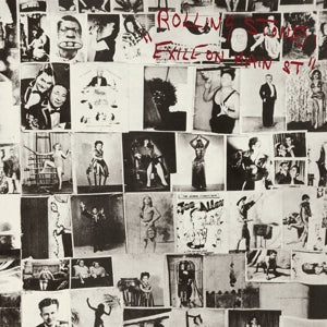 Exile On Main Street on The Rolling Stones bändin vinyyli LP-levy.