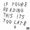Drake - If You're Reading This It's Too Late 2LP