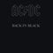 Back In Black on AC/DC bändin vinyyli LP.