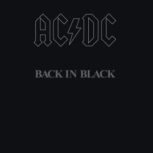 Back In Black on AC/DC bändin vinyyli LP.