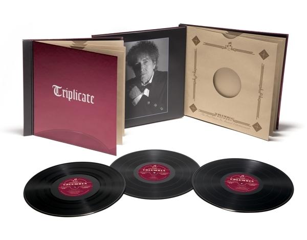 Triplicate on Bob Dylan artistin vinyyli LP.