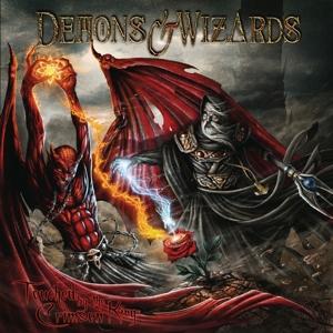 Touched By The Crimson King on Demons & Wizards bändin vinyyli LP-levy.