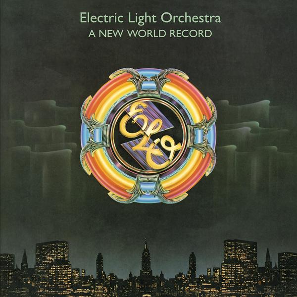 A New World Record on Electric Light Orchestra yhtyeen vinyyli LP.