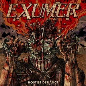 Hostile Defiance on Exumer bändin vinyyli LP-levy.