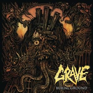 Burial Ground on Grave bändin vinyyli LP-levy.