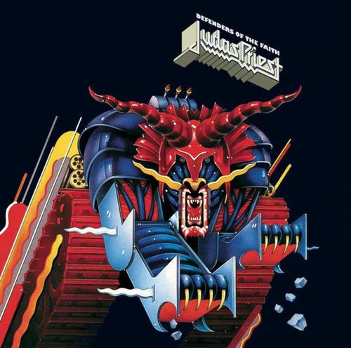 Defenders Of The Faith on Judas Priest bändin vinyyli LP-levy.