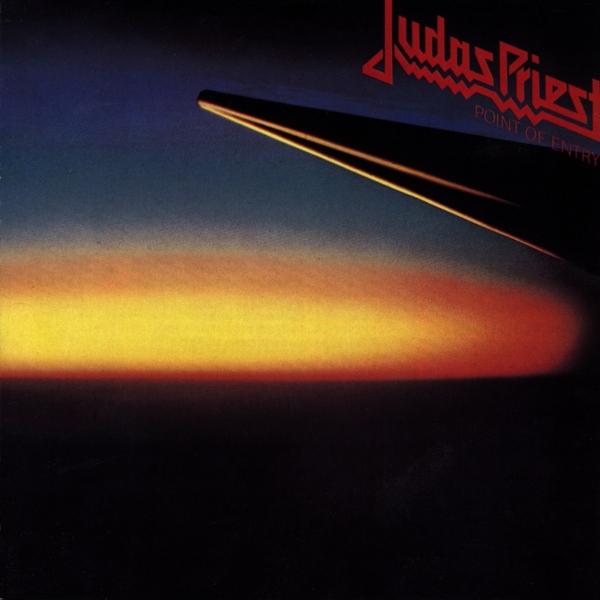 Point Of Entry on Judas Priest bändin vinyyli LP.