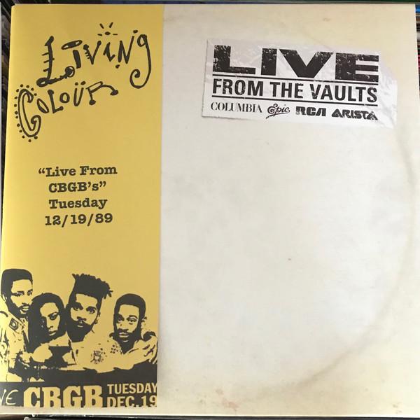 Live From CBGB's Tuesday 12/19/89 on Living Colour bändin vinyyli LP.