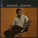 Milestones on Miles Davis artistin vinyyli LP.