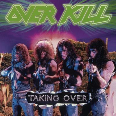 Taking Over on Overkill bändin LP-levy.