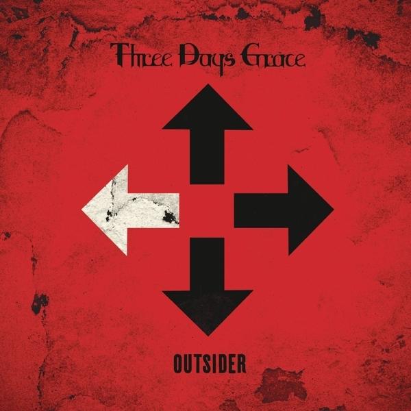 Outsider on Three Days Grace bändin vinyyli LP.